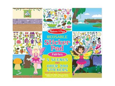 Melissa Doug Reusable Sticker Pad: Fairies - 200 Stickers Toy