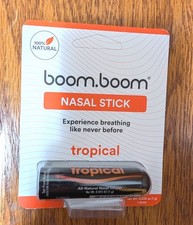 Boom.Boom  Nasal Stick - Tropical 100 Natural New