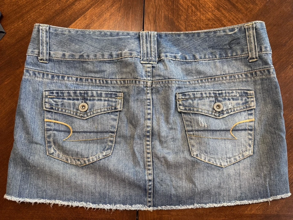 Minifalda vaquera American Eagle ~ azul TALLA 14 Foto 2 de 4