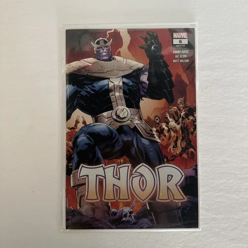 Thor #6 2nd Print (2020) 1st Black Infinity Gauntlet Wraparound Cover