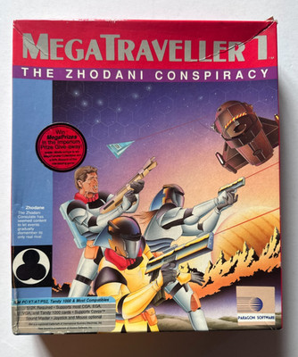 MegaTraveller 1: The Zhodani Conspiracy Paragon Software GDW IBM PC 1990