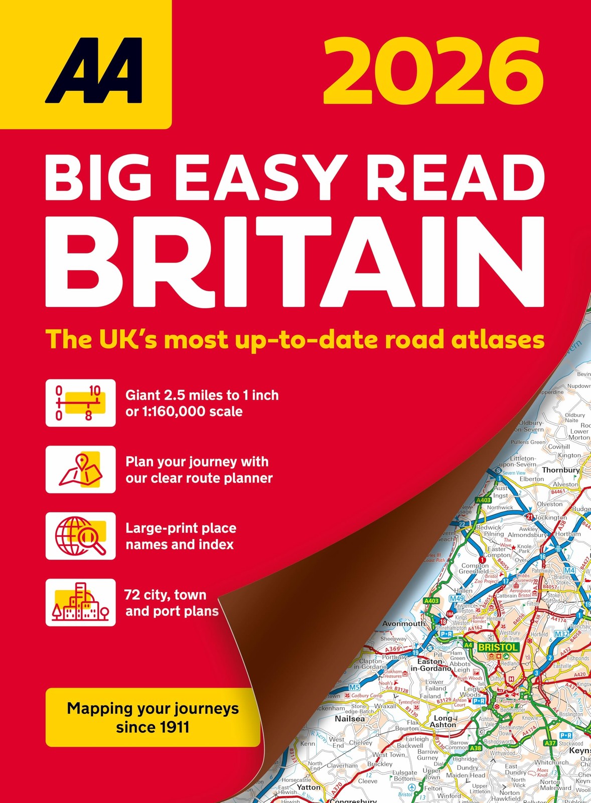 AA Big Easy Read Atlas Britain 2026 SPIRAL-BOUND - Image 6