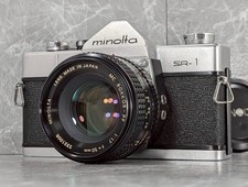  Exc 5  Minolta SR-1 SLR Film Camera  MC Rokkor-PF 50mm f/1.7 Lens from JAPAN