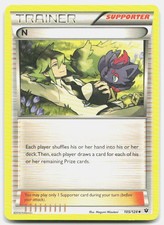 Fates Collide N (Supporter) 105/124 Near Mint Pokemon UC Tcg Card