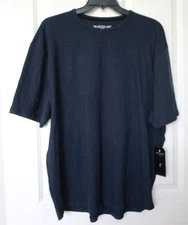 NEW The Perfect Jean NYC Men’s Navy Blue Organic V-Neck T-Shirt Size 4X