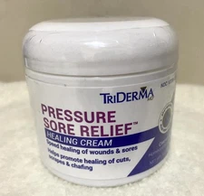 TriDerma Pressure Sore Relief Healing Cream For Bed Sores Treatment, Ulcers 4 Oz