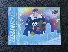 24-25 UD Series 2 Hockey Electricity EC-3 Mathew Barzal New York Islanders 