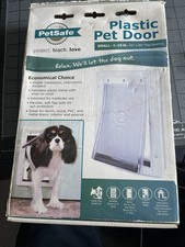 PetSafe Plastic Pet Door White PPA00-10958 Small 1-15 LB New