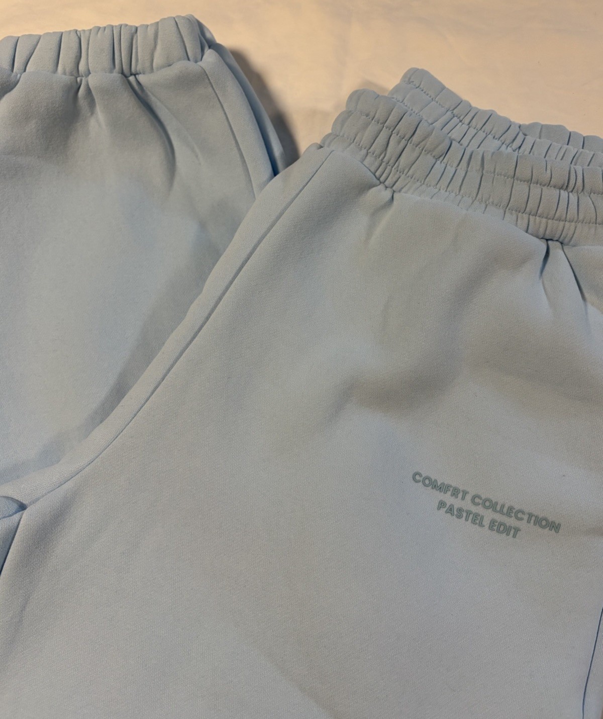 Comfrt Pastel sweatpants Color- Baby Blue Unisex Adult Size XL