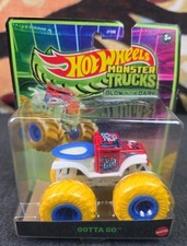 2024 Hot Wheels Monster Trucks Glow In The Dark Gotta Go Red NEW   RARE  
