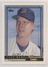 1992 Topps Gold Winner David West #442 0q1p