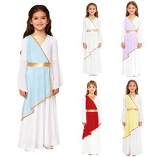 Vestido túnica griega antigua túnica griega romana vestido de princesa toga para niñas