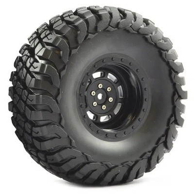 Fastrax 1:10 Crawler Granite 2.2 Scale Wheel ø140mm Reifen (schwarz) (FAST1267B)