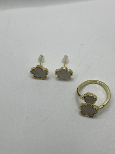 Confezione 30 Scatole Regalo Gioielli Quadrifoglio Disegno Fiore Set 4 Pezzi Per Anelli Orecchini - Foto 8 di 12