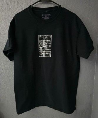 Men's Volcom Skateboard Shirt Size Large Short Sleeve Black Skater Crew Neck