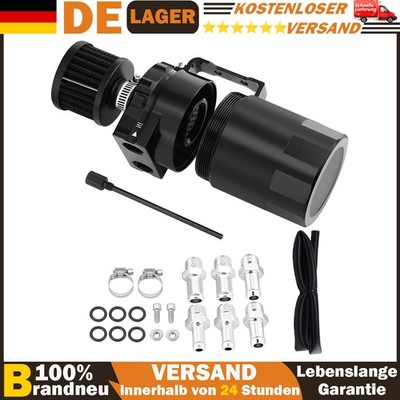 Universal Öl Catch Tank mit Filter Oil Can Auffangbehälter Ölsammler DE