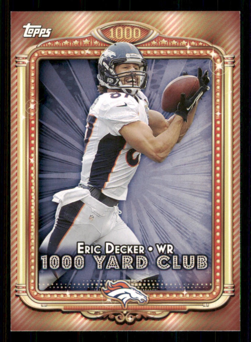 2013 Topps 1000 Yard Club #30 Eric Decker
