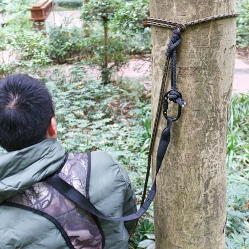 Treestand Lifeline Rope, 30' Treestand Corda di Sicurezza per Bastoni da Arrampicata, - Foto 2 di 8