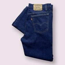 Vintage Deadstock Men  s Levi  s 517 Bootcut Jeans USA Made 34x32 Dark Wash 70s