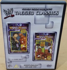 WWE Tagged Classics - WrestleMania VII & VIII / 7 & 8 DVD 2-Disc Set PAL In VGC