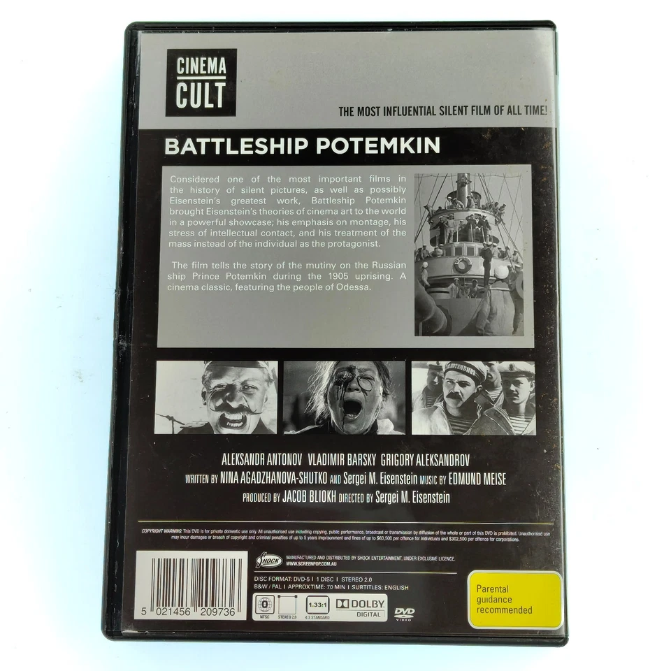 Battleship Potemkin - DVD - Region 0 - Image 2 of 2