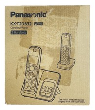 Panasonic Cordless Phone With Answering Machine, Cordless Handsets -KX-TGD632W