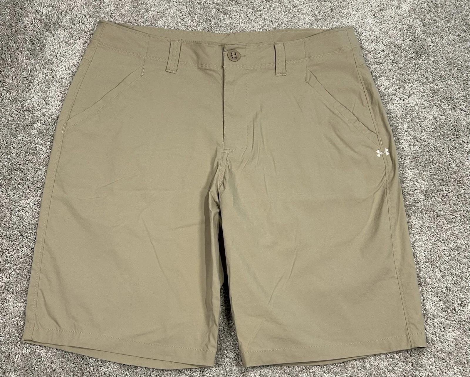 Under Armour UA Fish Pro 2.0 Shorts Men’s 34 Khaki Tan UPF 50+ Stretch Fishing
Opens in a new window