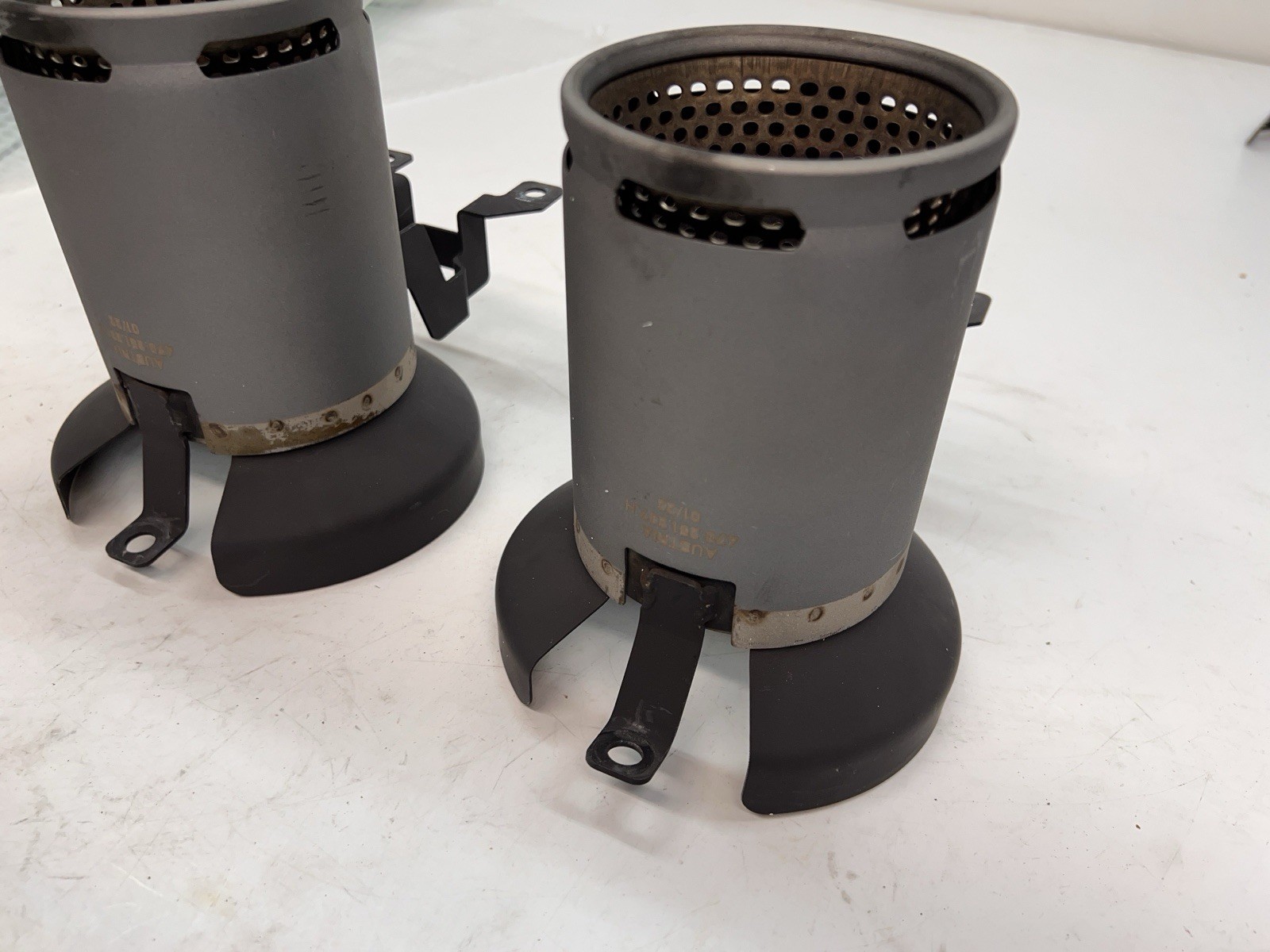 LAMBORGHINI AVENTADOR SVJ ULTIMAE REAR EXHAUST PIPE TIPS SET OF 2 OEM 470251237H