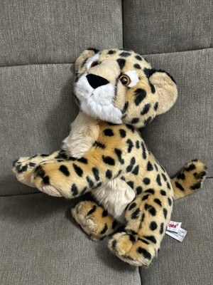 Aurora Leopard Cheetah Plush Toy Stuffed Animal Wildcat 13'' Beanie Vintage Cat