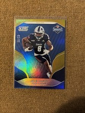 2022 Score NFL Draft Jalen Tolbert #D20 Gold Zone /50 (RC)