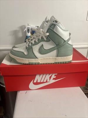 Size 12- Nike Dunk 1985 High Green Denim W