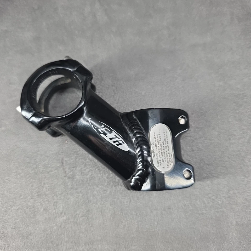 Delta Mountain Bike MTB MTN Stem 60mm 31.8mm + 40° 1-1/8” Black Aluminum - Image 2 of 4