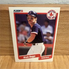 Fleer 1990 Wade Boggs #268 Base Set Boston Red Sox MLB Baseball Card