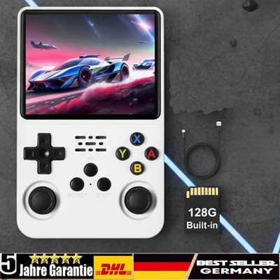 128GB 3.5Zoll R36S Retro Handheld Videospiel Konsole 21000 Spiele vorinstalliert