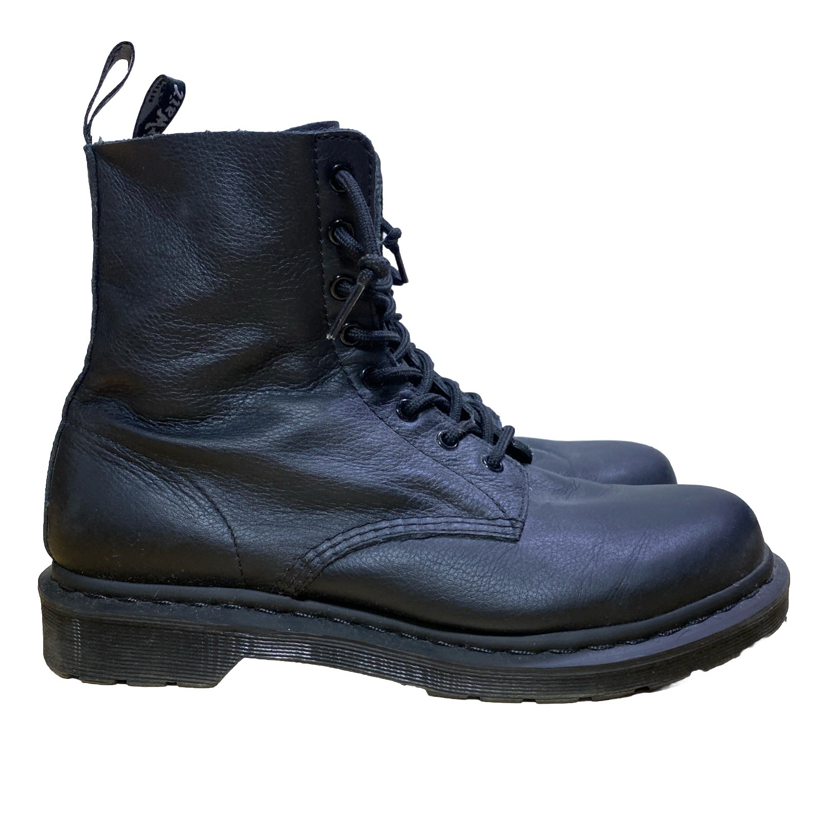 Dr. Martens 1460 PASCAL MONO Boots Women’s SIZE 11 / UK 9 Black 8 Eye Leather