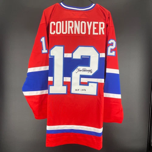 Yvan Cournoyer JSA Autographed Jersey #12 Montreal Canadiens U54954 HOF 1982 NHL