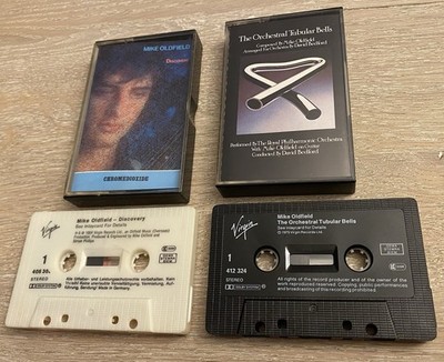 2x Mike Oldfield MC Kassette Tape The Orchestral Tubular Bells + Discovery