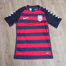 USA Nike 2017 Gold Cup Home Jersey Authentic Aeroswift USMNT Soccer Stripes S