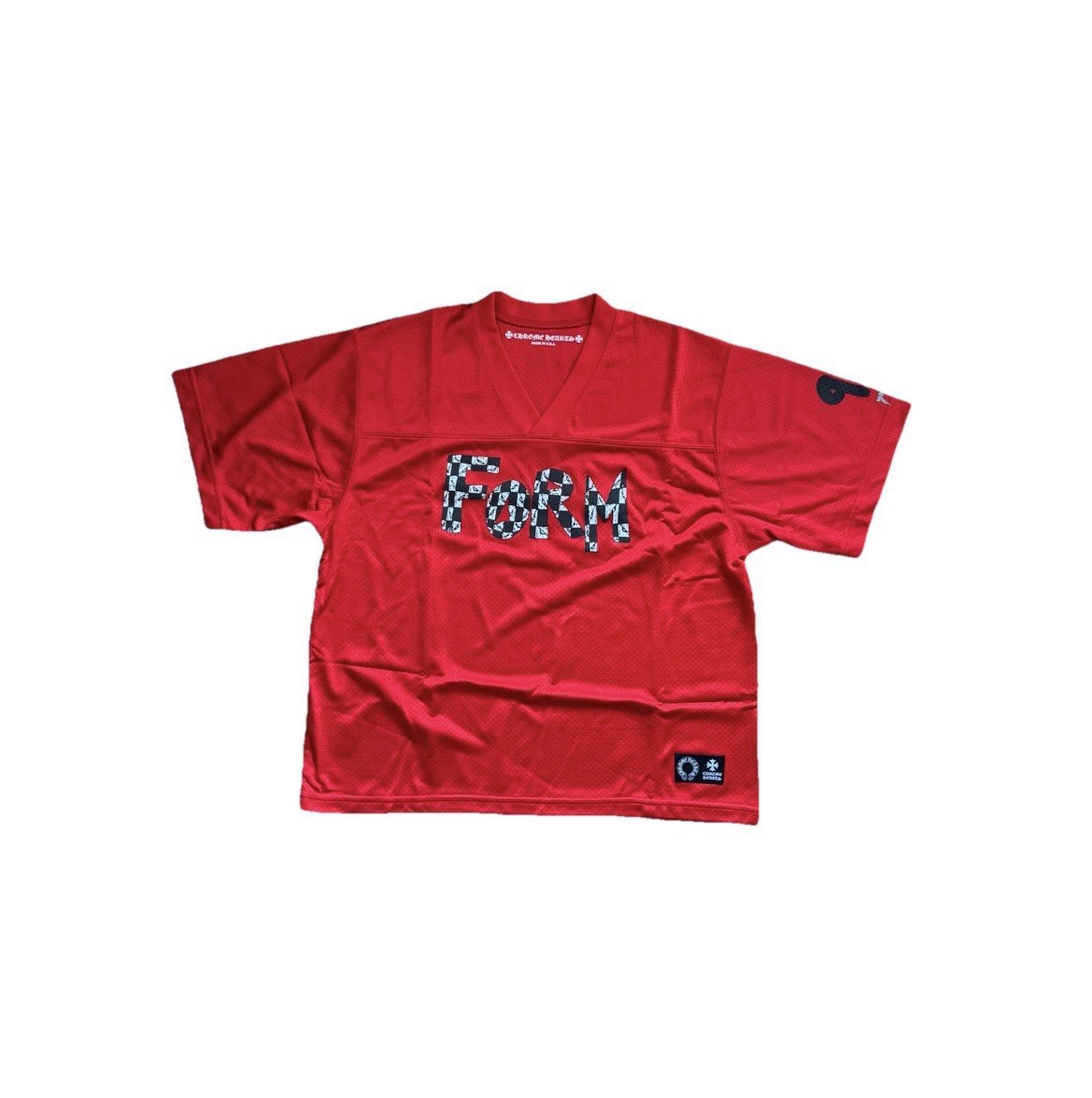 CHROME HEARTS FORM TEAM PRINT SHORT SLEEVE MESH JERSEY SIZE: M image 2