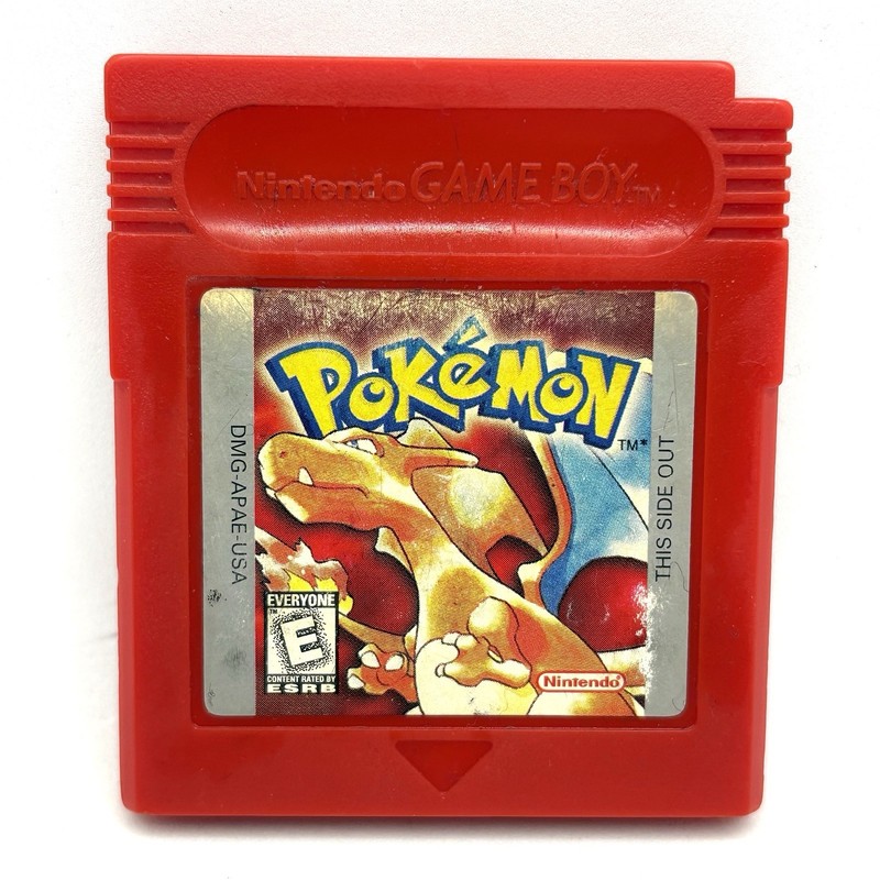 GB Pokemon Red (Nintendo Game Boy GameBoy, 1998) * NEW BATTERY*