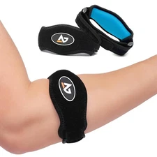 Tennis Elbow Brace (2 Pack) for Tendonitis, Forearm Brace Support Band