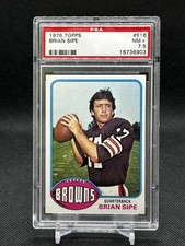 1976 Topps Brian Sipe #516 Rookie Card PSA 7.5 NM+ RC Browns QB RARE low pop. rookie card picture