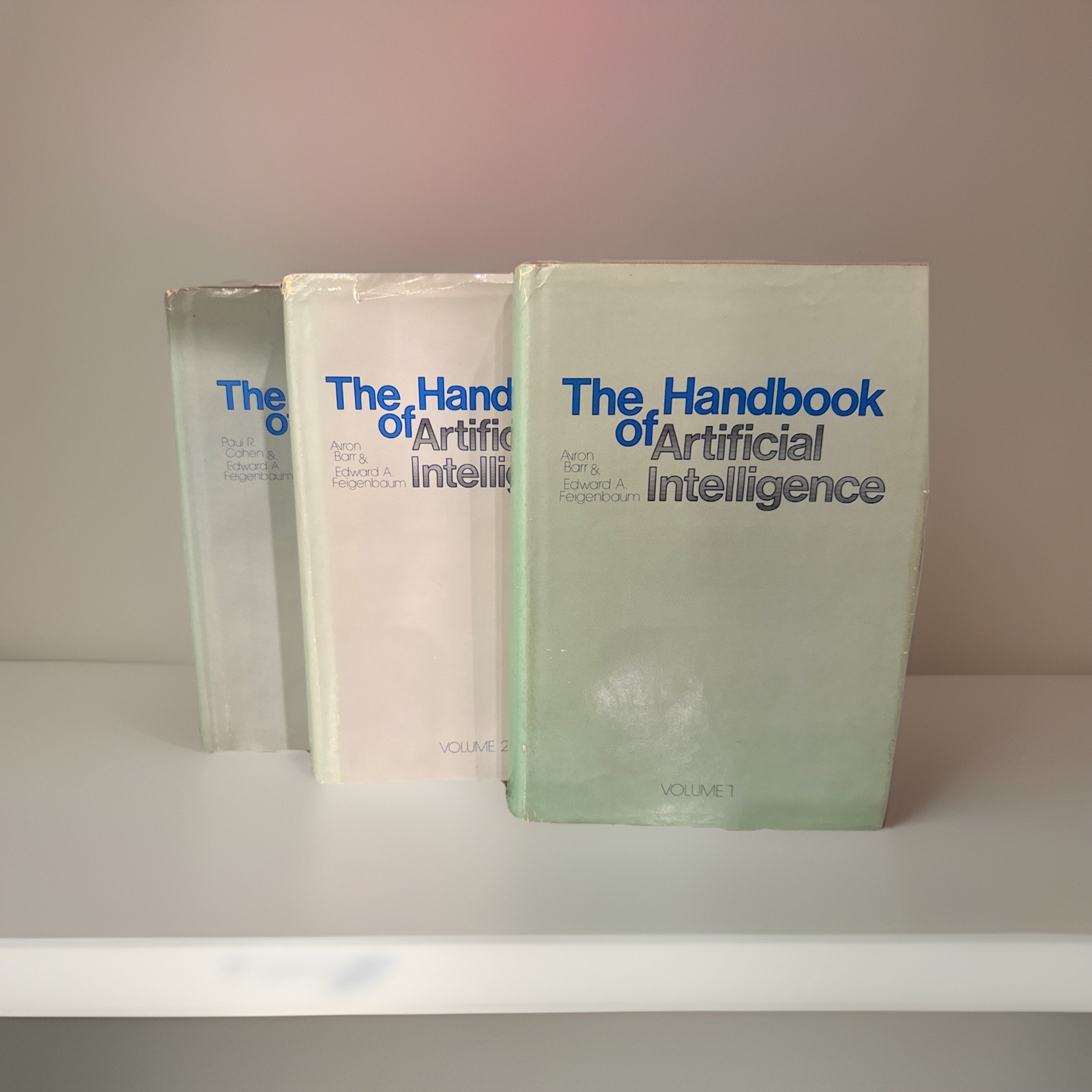 Vintage Ai 1981 Handbook Of Artificial Intelligence 3‑Volume Set Hcdj Science