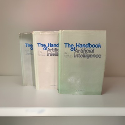 Vintage AI 1981 Handbook of Artificial Intelligence 3 Volume Set HCDJ Science