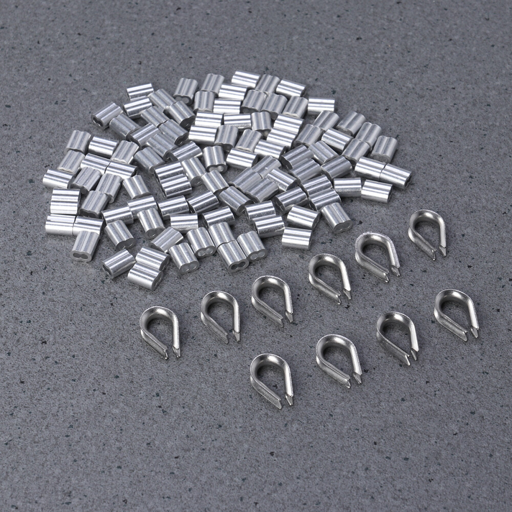 110 in 1 8shaped M15 Aluminum Steel Wire Crimps and Stainless Steel