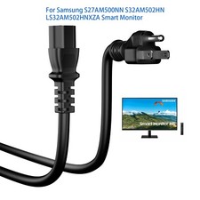 Power Cord Cable For Samsung S27AM500NN S32AM502HN LS32AM502HNXZA Smart Monitor
