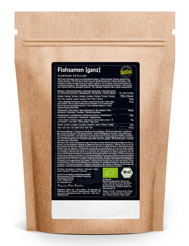 Flohsamen ganz Bio 10kg (10x1kg) - Bild 2 von 6