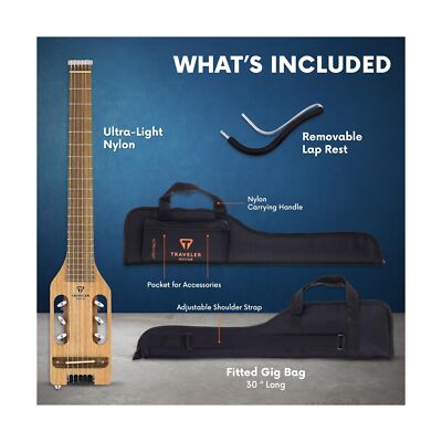Traveler Guitar Ultra-Light Mahogany Nylon Guitar | Travel Guitar