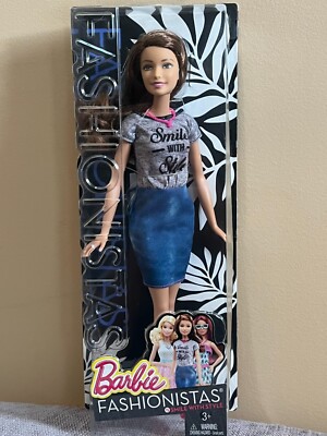 2015 Barbie Fashionista Doll 15- Smile With NRFB #DGY58