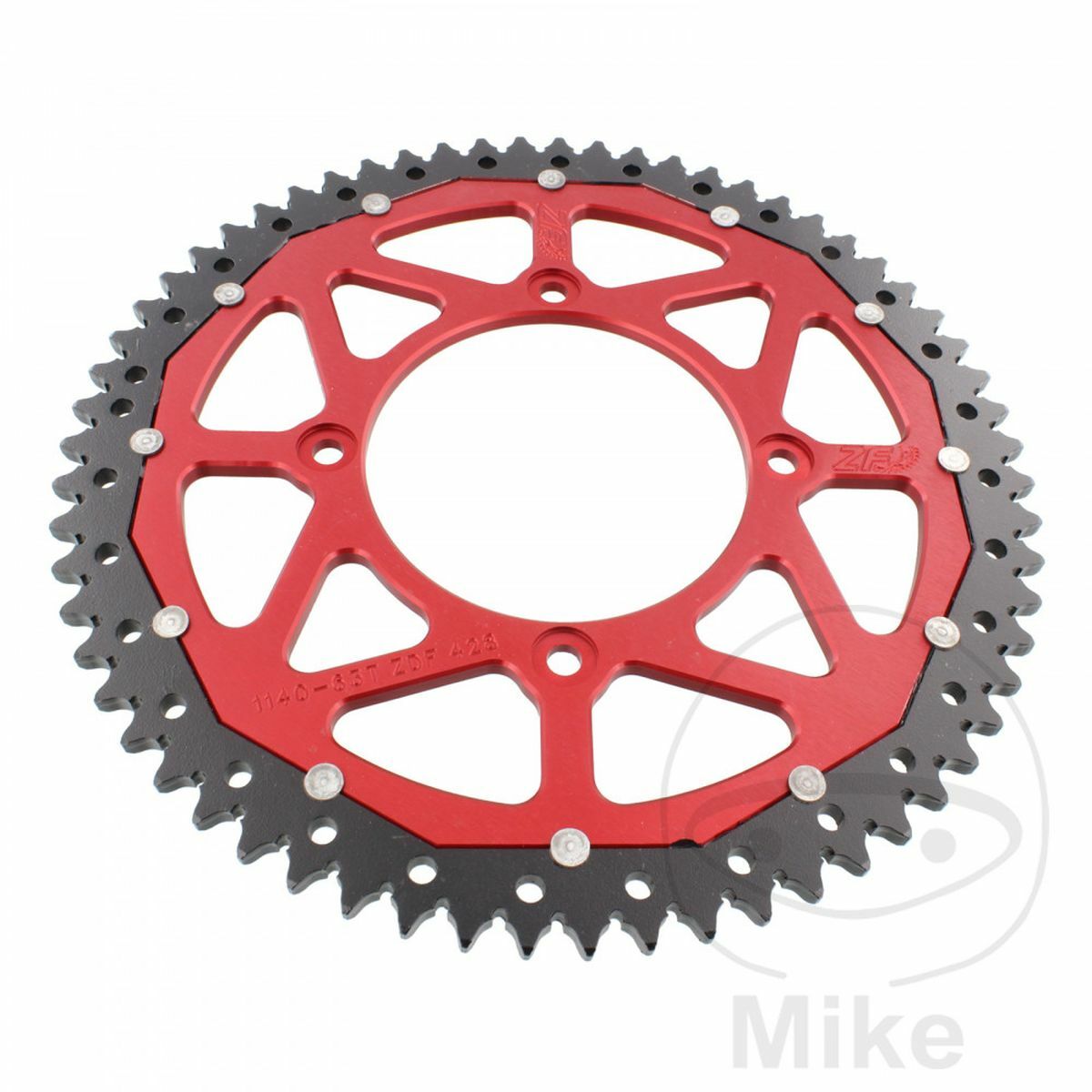 Dual Krone 63 Zähne Schritt 428 Rot Zf Beta 125 Rr Enduro Lc 4T 2017-2020